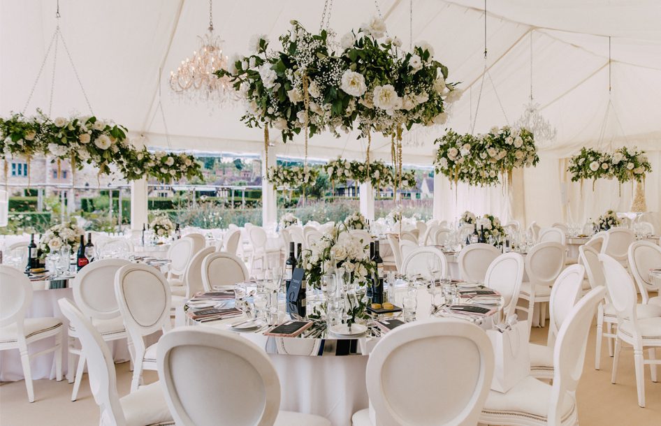 Hever_6 A wedding marquee at Hever Castle